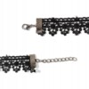 Choker koronkowy haft czarny naszyjnik gothic ch01 - miniatura 3