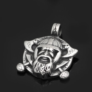 Naszyjnik wikingów nordic nordycki topory 458 - miniatura 4