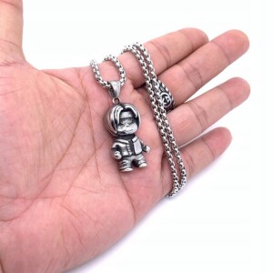 Naszyjnik srebrny stal manga anime hentai 382 - miniatura 3