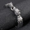 Bransoleta wikingów wilki nordycka amulet 316l 215 - miniatura 5
