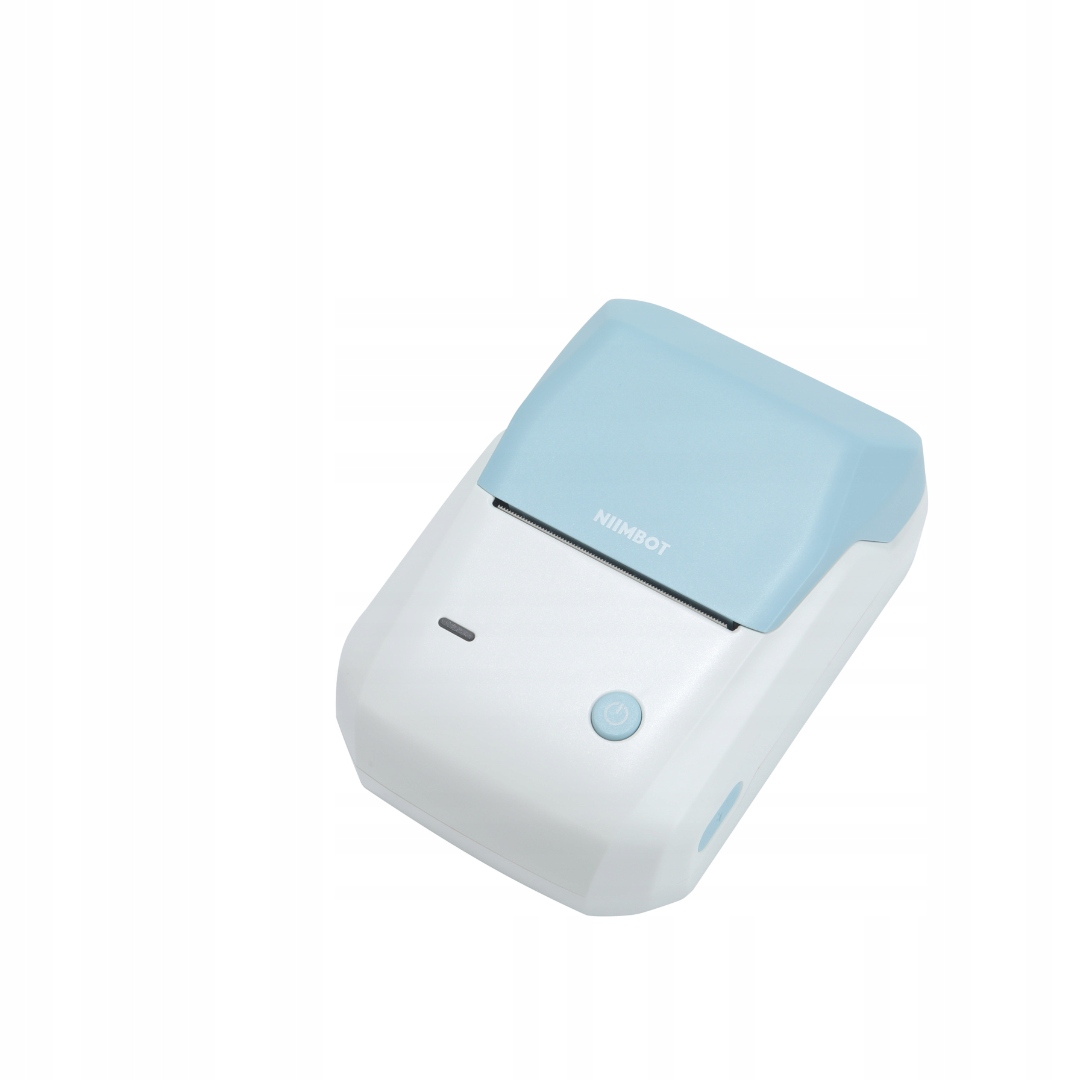 Niimbot b1 drukarka termiczna naklejki bluetooth biało niebieska nowa +rolk - obrazek 4