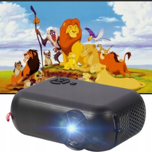 Przenośny projektor rzutnik z pilotem itimport do 170 cali bluetooth fullhd - miniatura 4