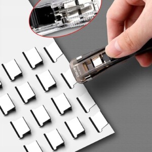 Klipsy do dokumentów urządzenie + 50 klipsów biuro - miniatura 3