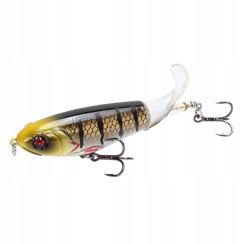 Wobler przynęta wędkarska szczupak sum popper flopper whopper xl 10cm 17g - zdjęcie 1