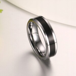 Obrączka pierścionek z wolframu wolfring eu19 us09 - miniatura 9