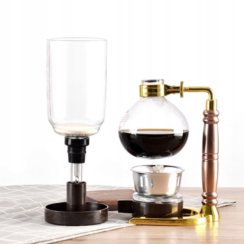 Ekspres do kawy podróżny turystyczny podciśnieniowy zabytkowy retro czajnik - zdjęcie 10