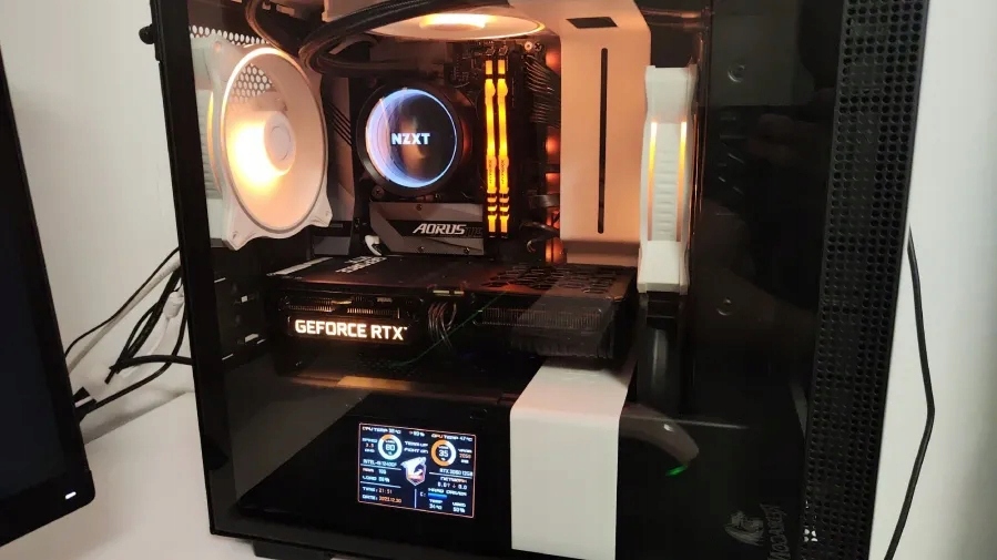 Dodatkowy ekran monitor procesora temperatury parametrów ips 3.5" app usb-c - obrazek 7