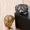 Pierścień sygnet lew potęga męskość amulet 151 - miniatura 4