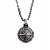 Naszyjnik kompas symbol amulet gwiazda droga 140 - miniatura 1