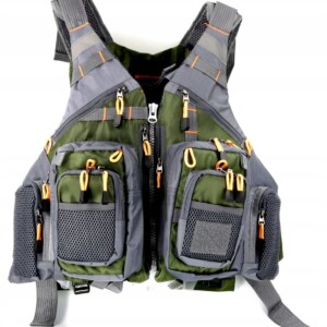 Kamizelka wędkarska plecak 2w1 moro uniwersalna