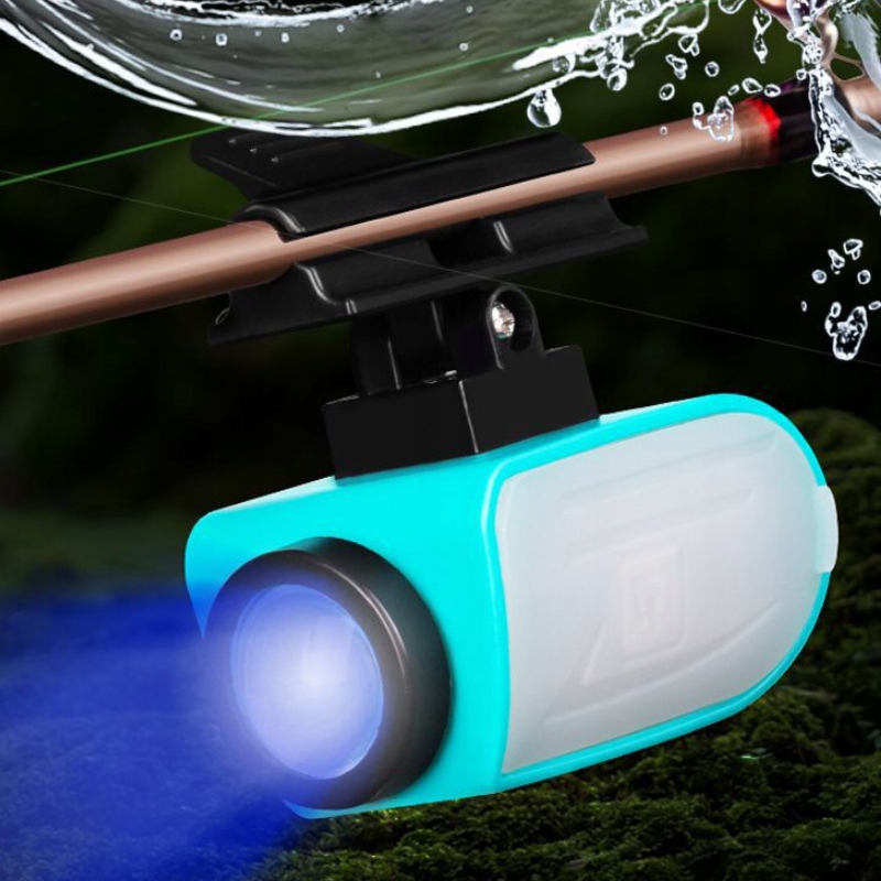 Latarka do nocnych połowów wędkarska mocowana do wędki wskaźnik brań na usb - zdjęcie 5