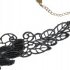 Choker koronkowy haft czarny naszyjnik gothic ch05 - miniatura 7