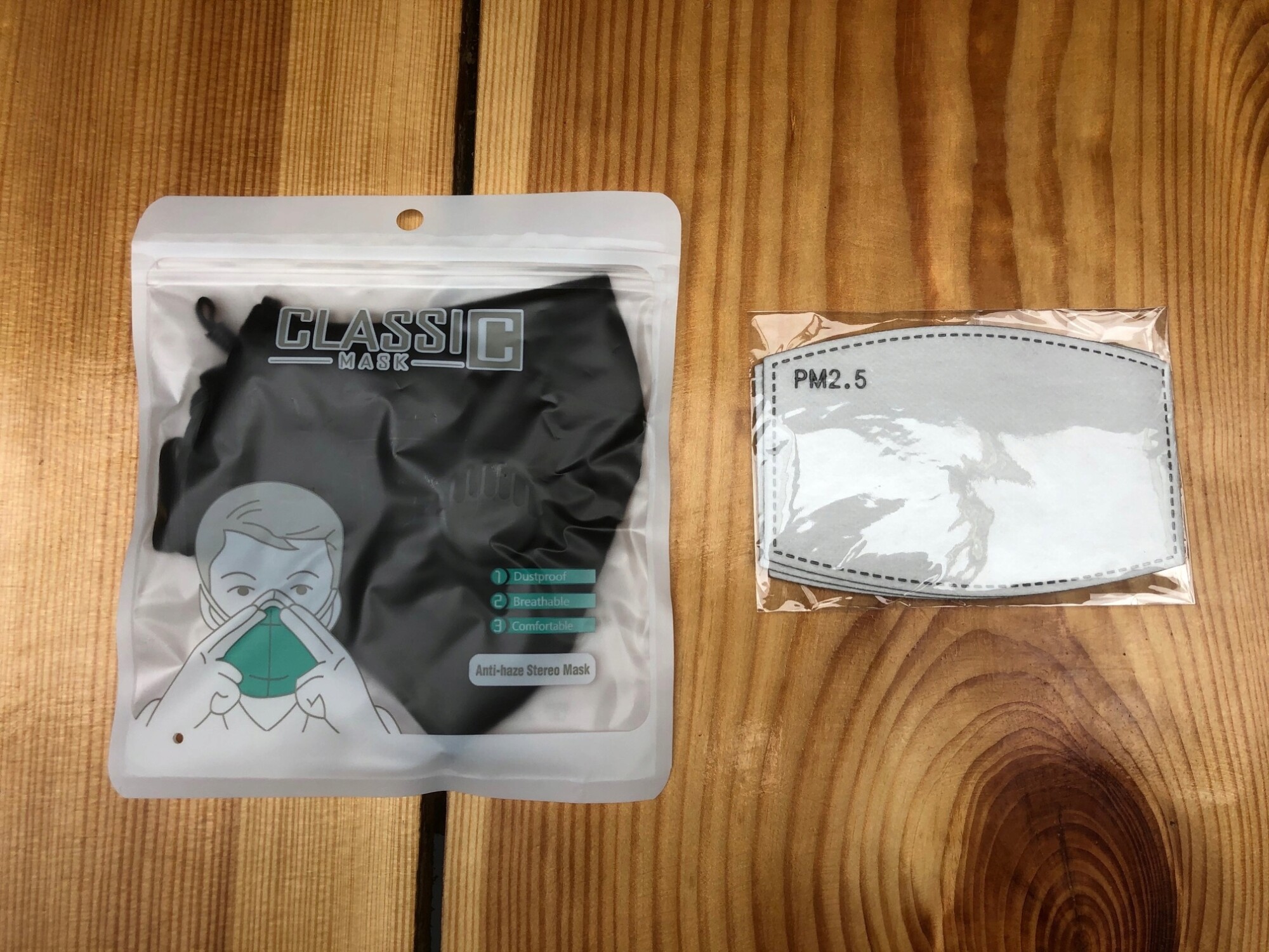 Komplet maska wielorazowa + 6x filtr pm 2.5 węgiel - obrazek 9