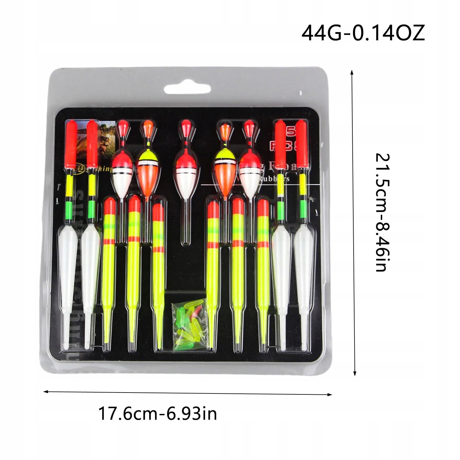 Zestaw spławików wędkarskich 15 sztuk na jeziora rzeki stawy uniwersalne - obrazek 11