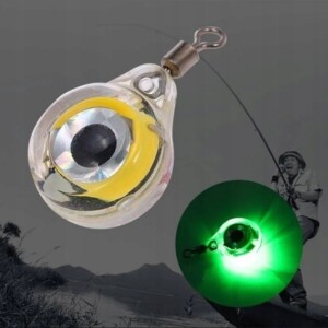 Lampka led wędkarska na żyłkę do zestawu grunt spławik doświetlenie łowiska - miniatura 2