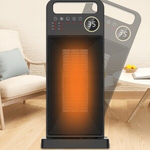 Grzejnik domowy obrotowy ceramiczny elektryczny termowentylator 2000w - miniatura 7