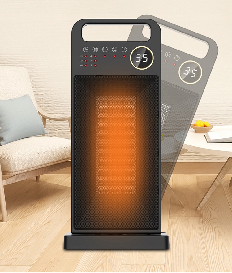 Grzejnik domowy obrotowy ceramiczny elektryczny termowentylator 2000w - zdjęcie 7