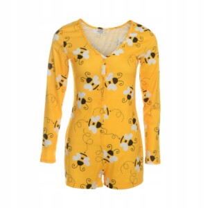 Piżama damska prezent na walentynki dla dziewczyny body pszczółki l - miniatura 4