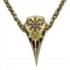 Naszyjnik czaszka kruka symbol odyna celtycki 127 - miniatura 1