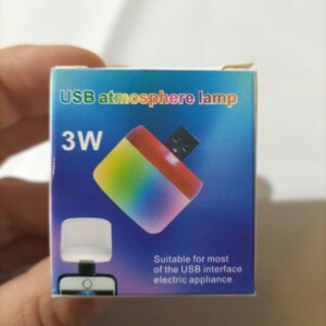 Lampka led rgb tęczowa usb android micro telefon - miniatura 7