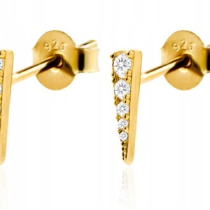 Kolczyki miedziane modne klasyczne k16 złote