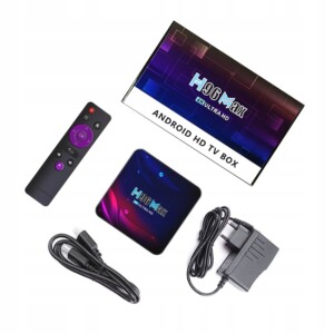 Smart box tv 4k h96 max android przystawka tv 16gb hdmi pilot usb - miniatura 2