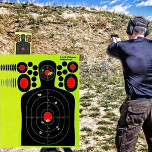 Tarcze strzeleckie rozpryskowe samoprzylepne splatter zaklejki 37x24cm 10x - miniatura 13