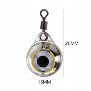 Lampka led wędkarska na żyłkę do zestawu grunt spławik doświetlenie łowiska - miniatura 8