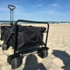 Wózek terenowy plażowy turystyczny zakupy transportowy stoł 200kg koła 10cm - miniatura 14