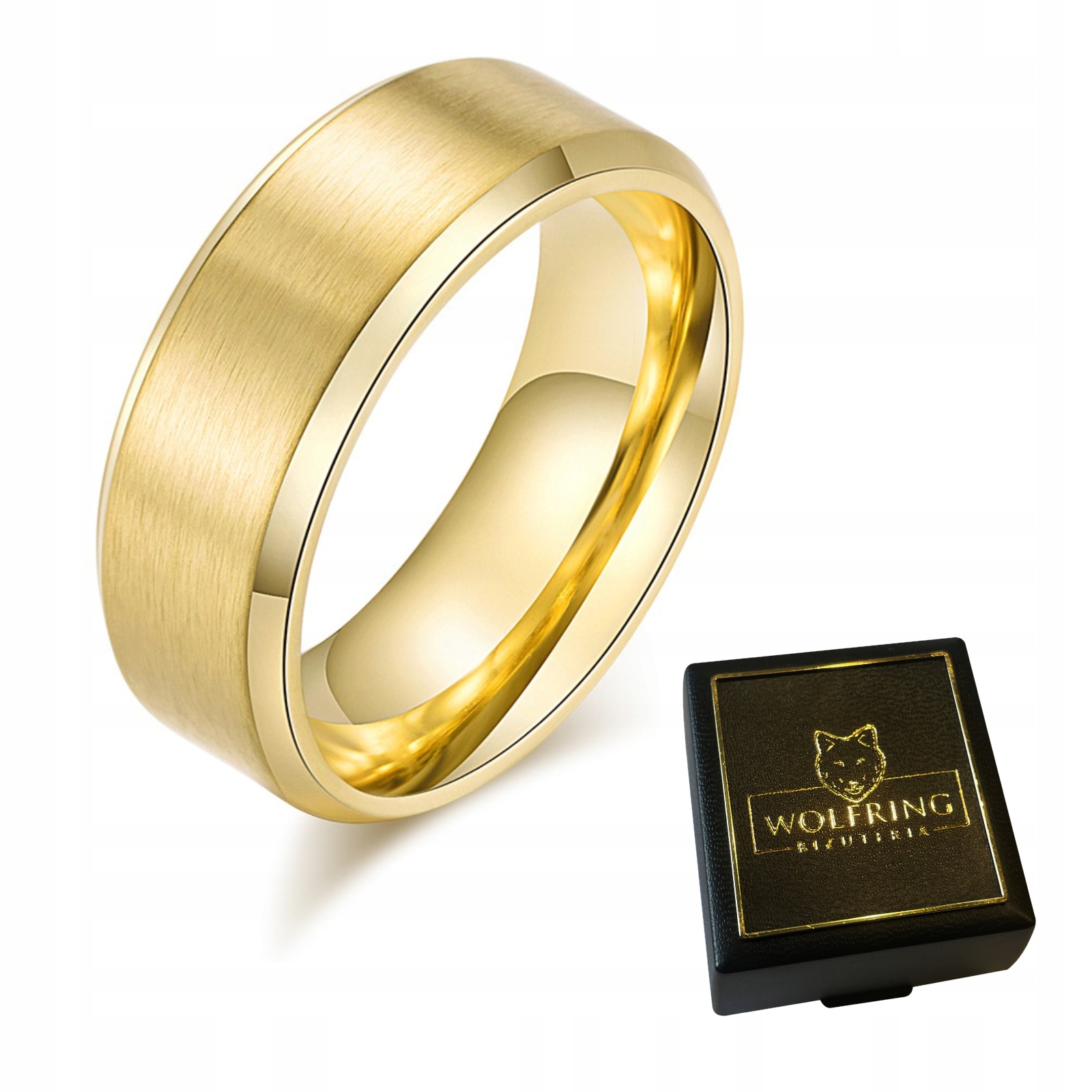 Obrączka pierścień z wolframu wolfring eu19 us9