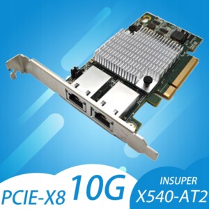 Karta sieciowa double rj45 10gb pci express low szybki internet - miniatura 6