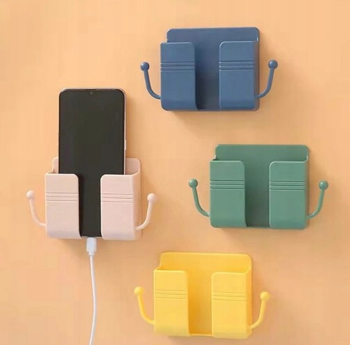 Uniwersalny uchwyt ścienny na telefon piloty kabel półka na ścianę - zdjęcie 16