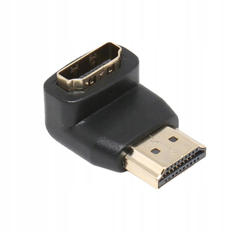 Adapter kątowy przejściówka hdmi 4k 60hz 3d ether - obrazek 4