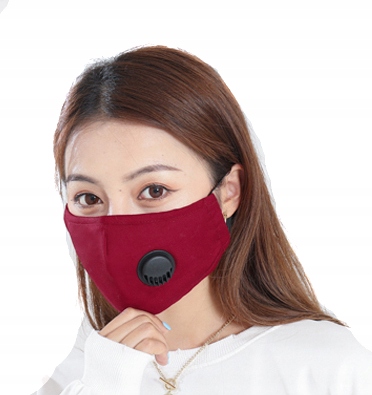 Komplet maska wielorazowa + 6x filtr pm 2.5 węgiel