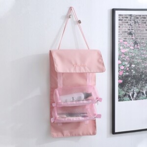 Kosmetyczka podróżna rozkładana wisząca damska xl - miniatura 2