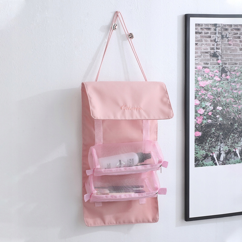 Kosmetyczka podróżna rozkładana wisząca damska xl - obrazek 2