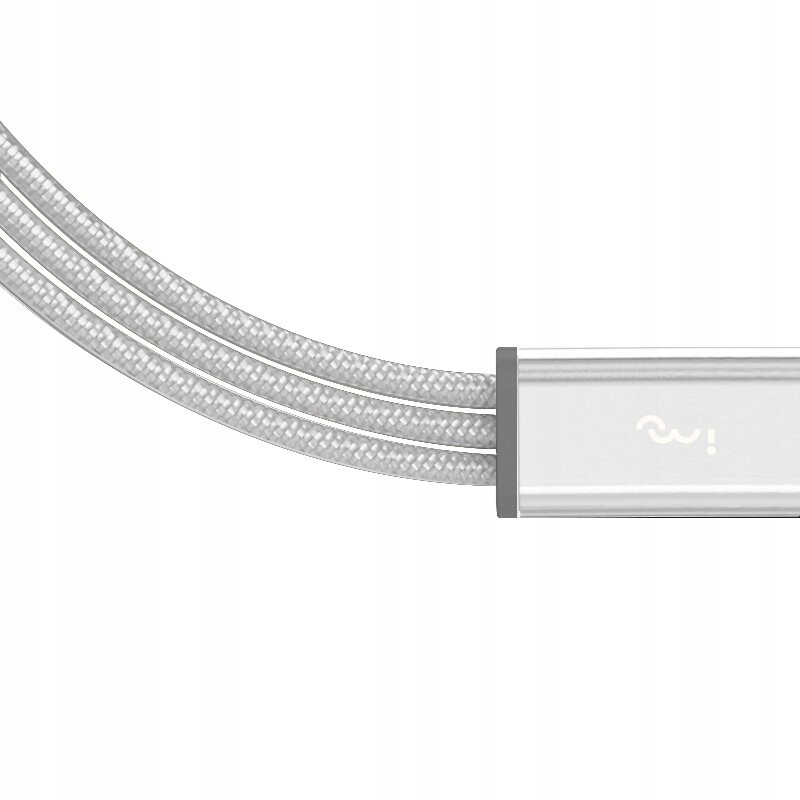 Kabel ładowarka 3w1 1.2m typ-c lightning usb-c 5a - obrazek 6