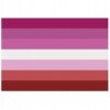 Flaga tęczowa lgbt duża 90x150cm lesbijki f5 - miniatura 3