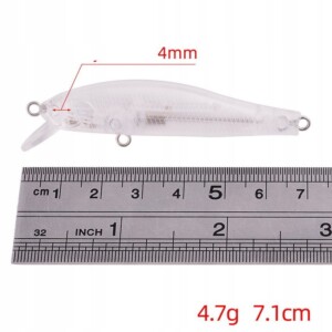 Korpus wobler szczupak sandacz okoń zrób to sam do malowania 8.8cm 7g - miniatura 3