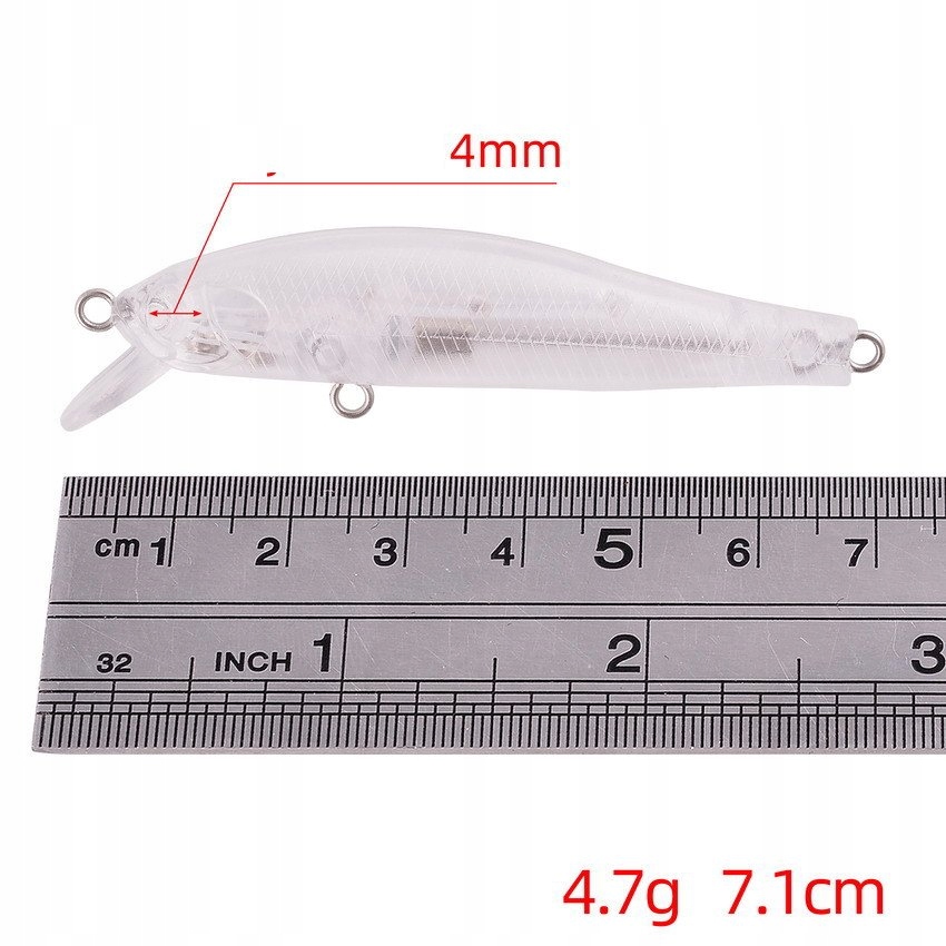 Korpus wobler szczupak sandacz okoń zrób to sam do malowania 8.8cm 7g - zdjęcie 3