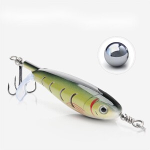 Wobler przynęta wędkarska szczupak sum popper flopper whopper pływa 8cm 8g - miniatura 3