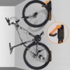 Wieszak na rower uchwyt hak ścienny na ścianę uniwersalny mocny nie brudzi - miniatura 3