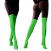 Pończochy świecące w ciemnośći zakolanówki samonośne damskie seksowne fluo - miniatura 1