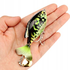 Wobler przynęta wędkarska szczupak sum okoń ogon + błystka 9.5cm 16.8g - miniatura 3