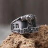 Pierścień sygnet wikingów młot thora mjolnir 147 - miniatura 3