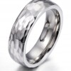 Srebrny pierścionek obrączka ślubna stal 316l r.19 - miniatura 2