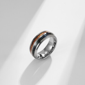 Pierścień obrączka z wolframu wolfring eu19 us09 - miniatura 3