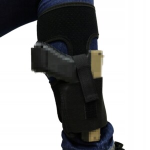 Kabura na kostkę nogę pistolet broni ukrytego noszenia mocny rzep dyskretna - miniatura 4