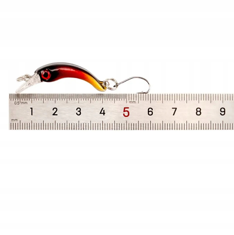Zestaw 8x wobler przynęta minnow wędkarska szczupak sandacz okoń 1.5g 4cm - zdjęcie 11