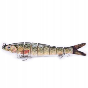 Wobler szczupak sandacz łamany tonący f146 srebrny - miniatura 4